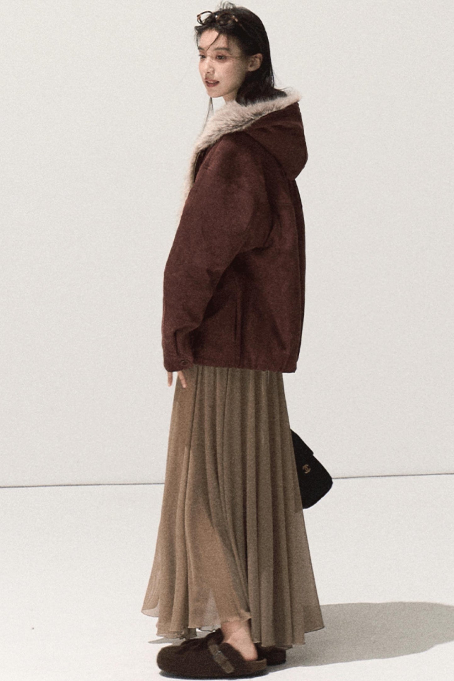 Soft Mist Shoulder Waist Dress