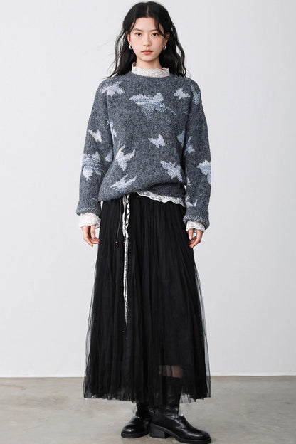 Flowing Cloud Gauze Skirt