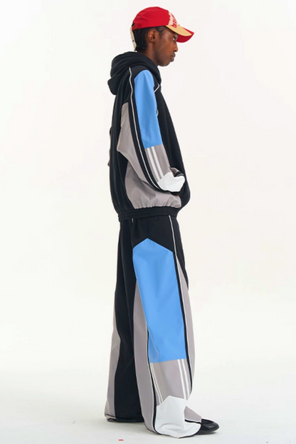 Jacke mit kontrastierenden Stickereien