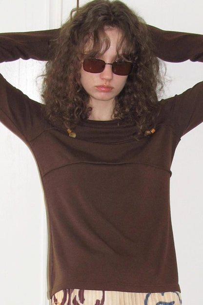 Cashmere Fake Two Piece T-Shirt