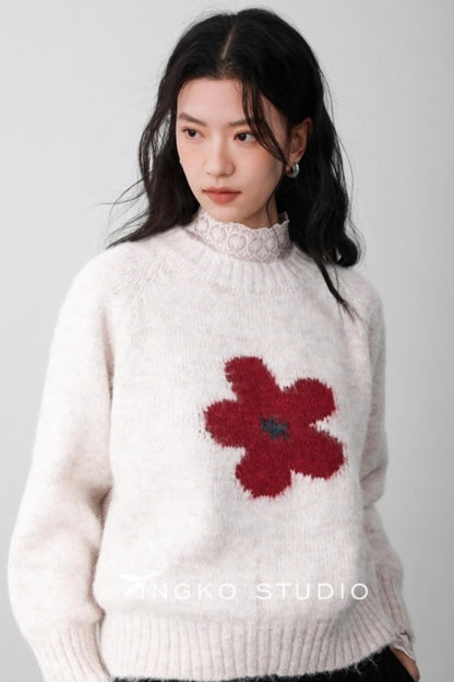 Ingko Cloud Floral Sweater
