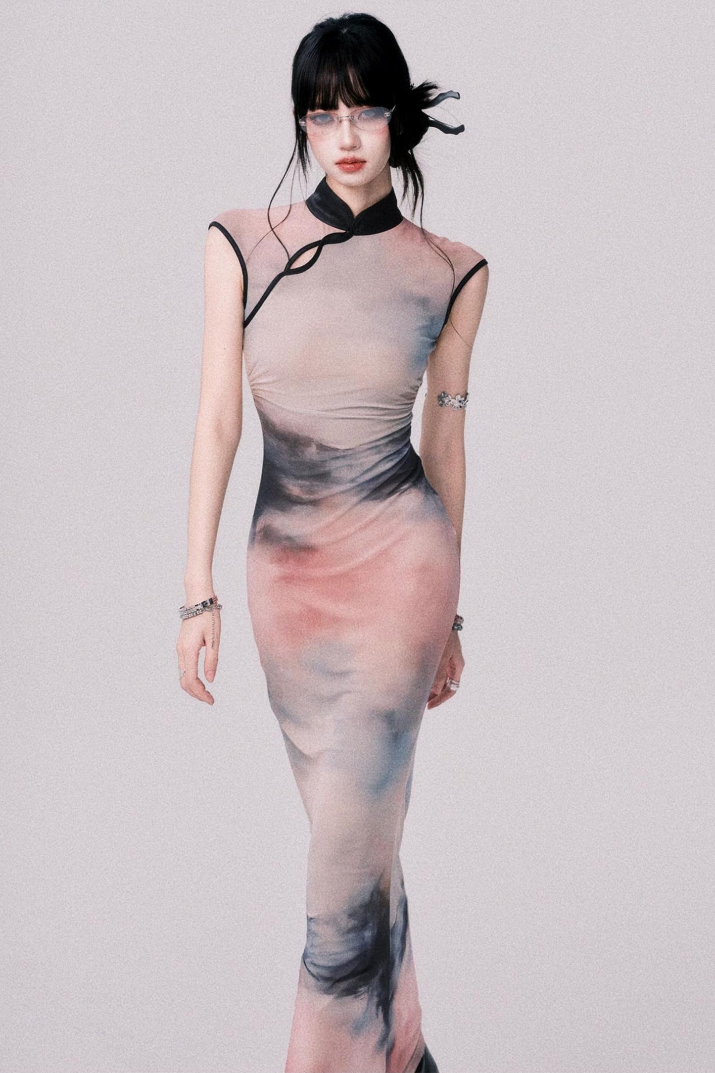 Sunset Cheongsam Dress