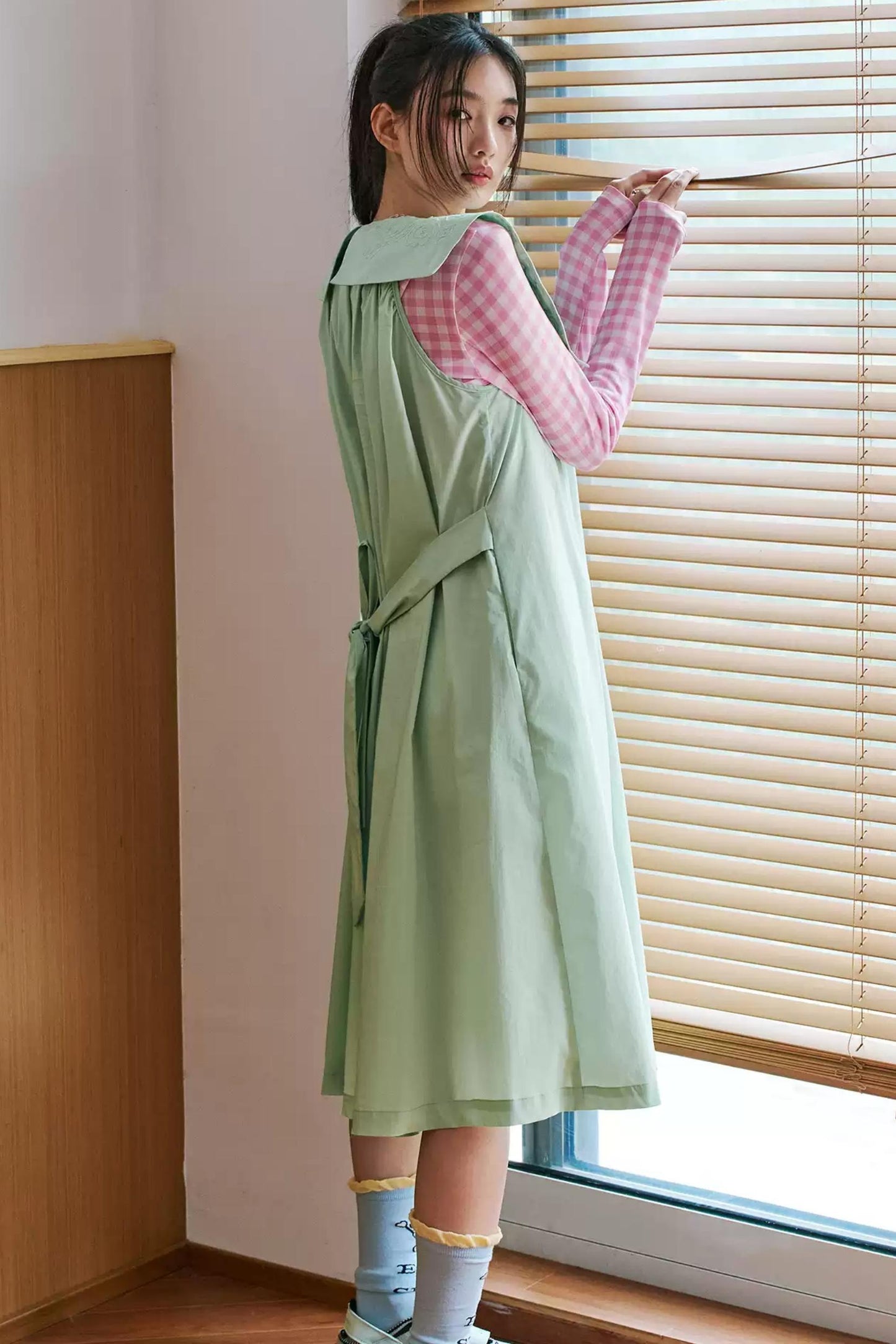 Fairytale Peach Summer Dress