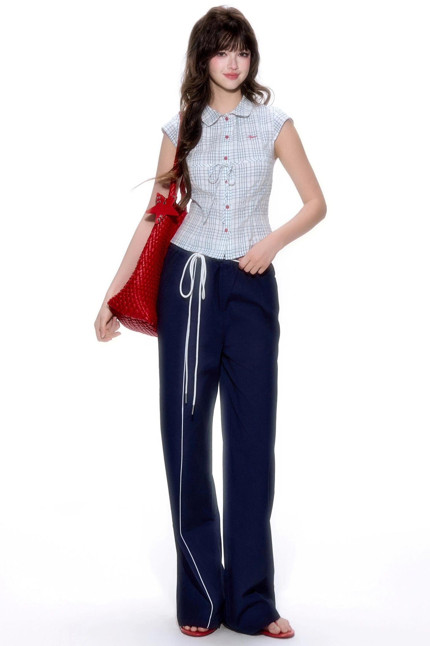 Short-Sleeve Color Block Shirt