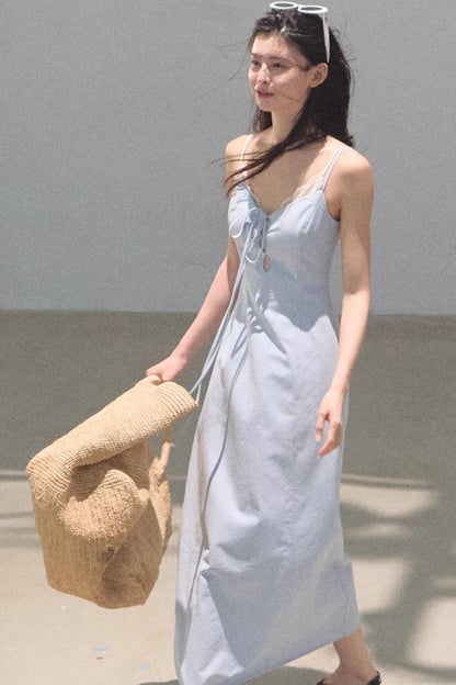 Tranquility Denim Slip Dress