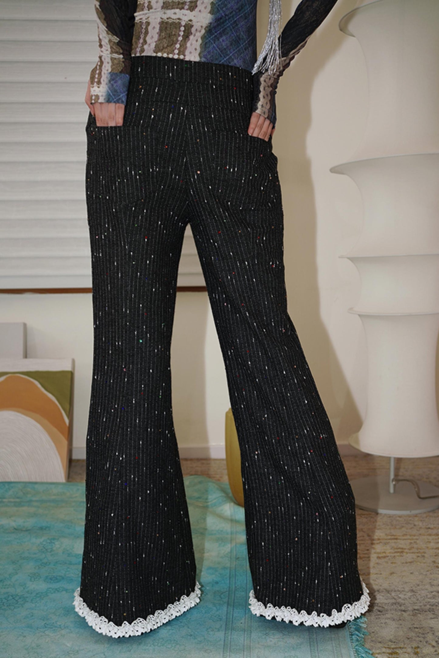 Retro Bell Slim Pants