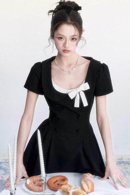 Hepburn Vintage Puffy Dress