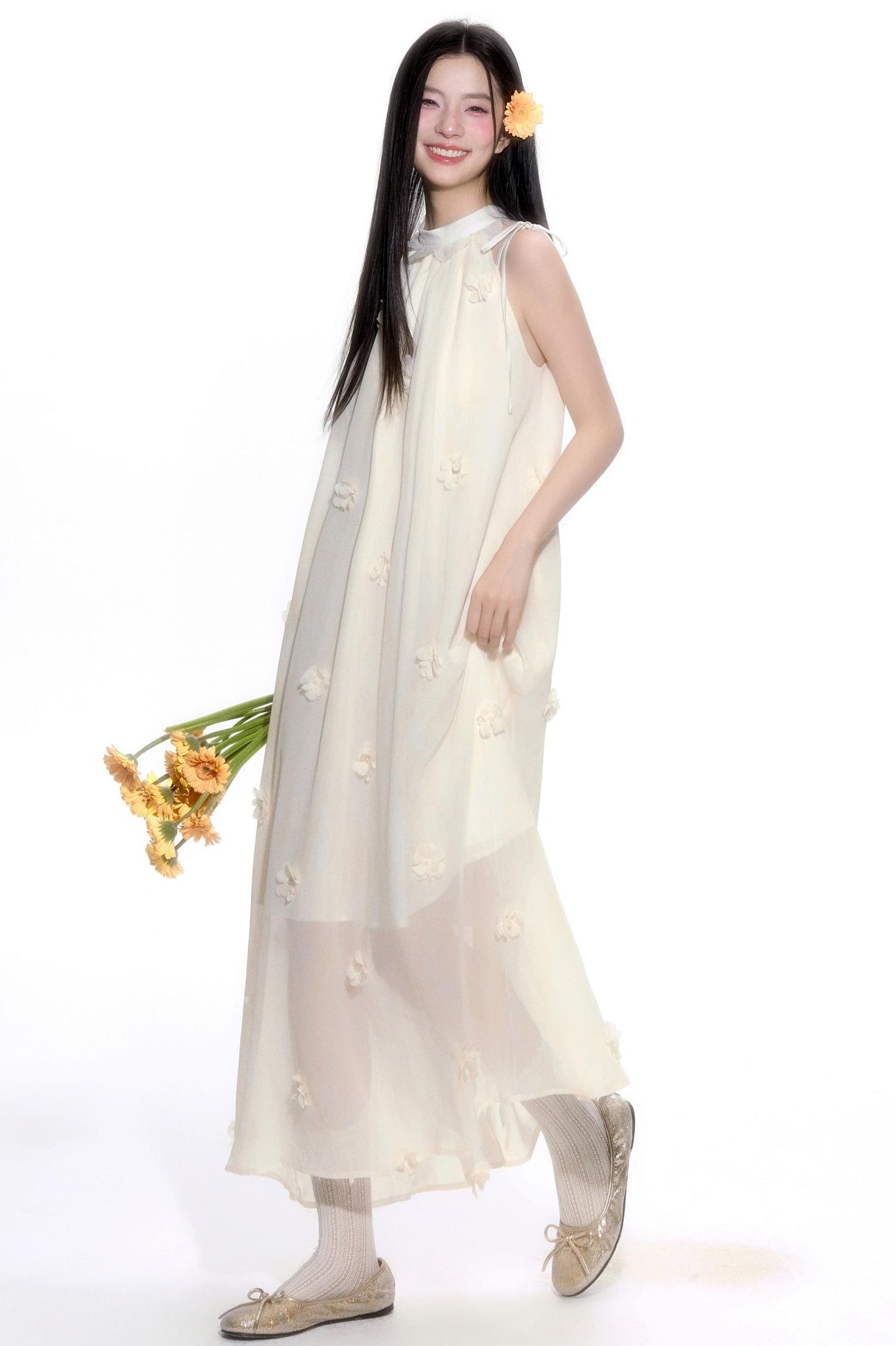 Floral Fairy Chiffon Dress