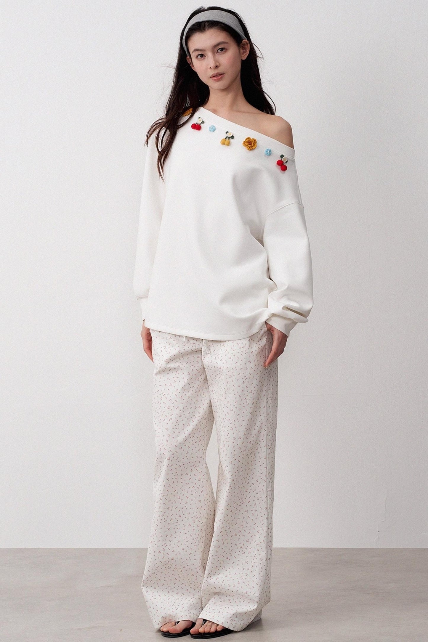 Multi-wear Slanted Shoulder Top