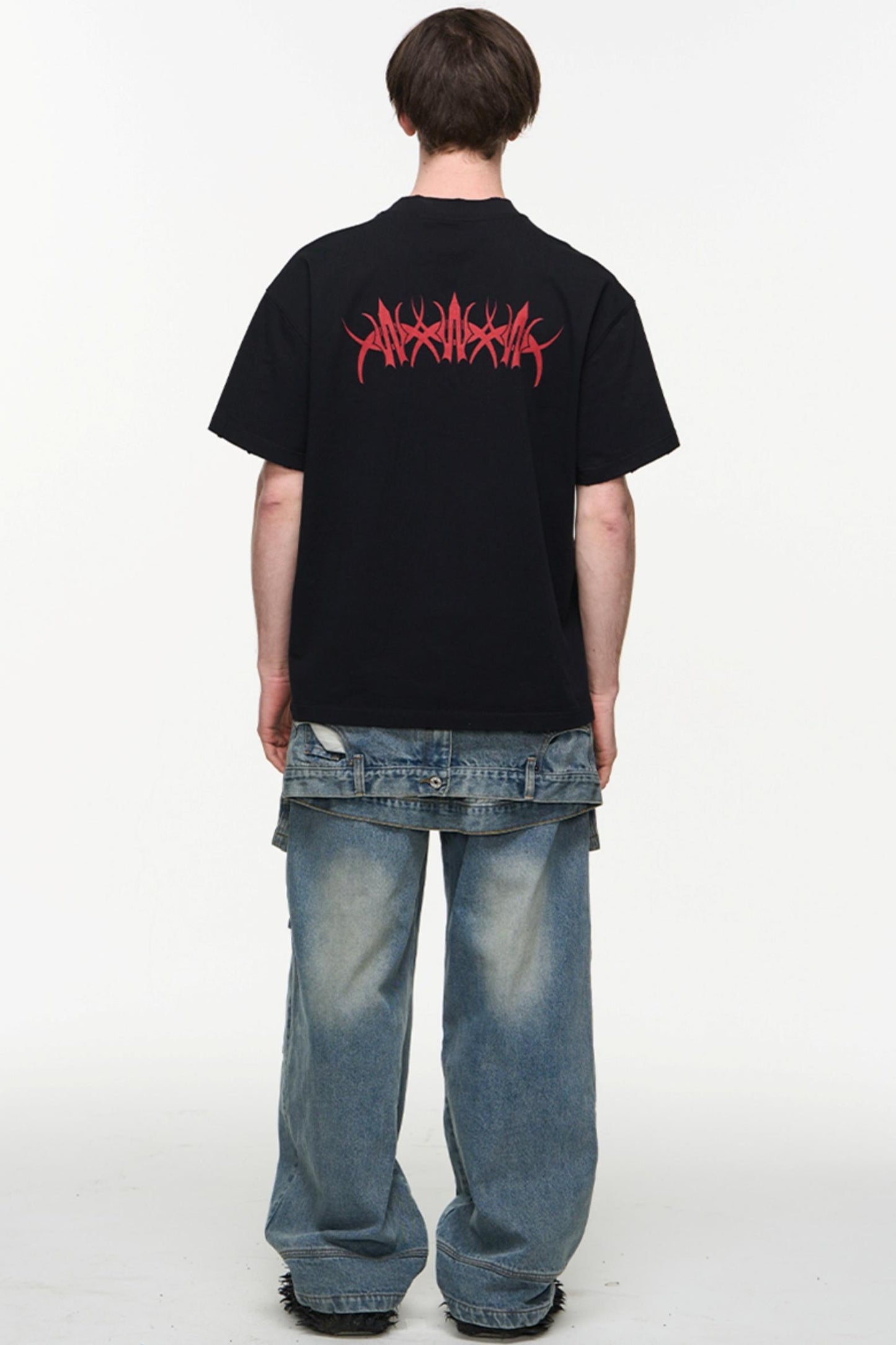 Washed Houken Loose Tee