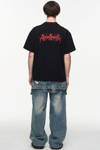 Washed Houken Loose Tee