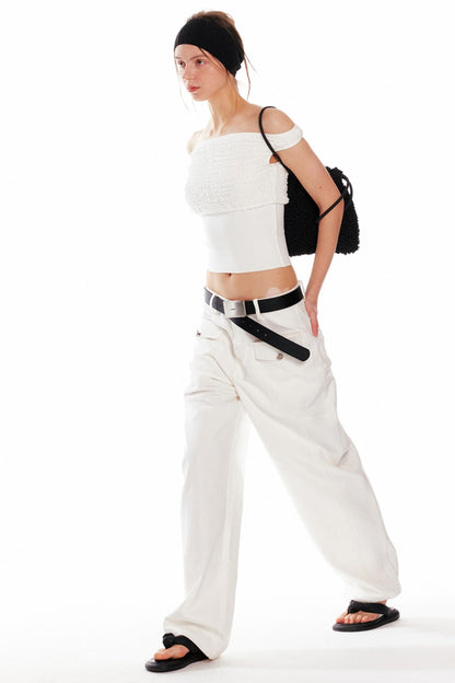 Chic Floral Pleat Bag