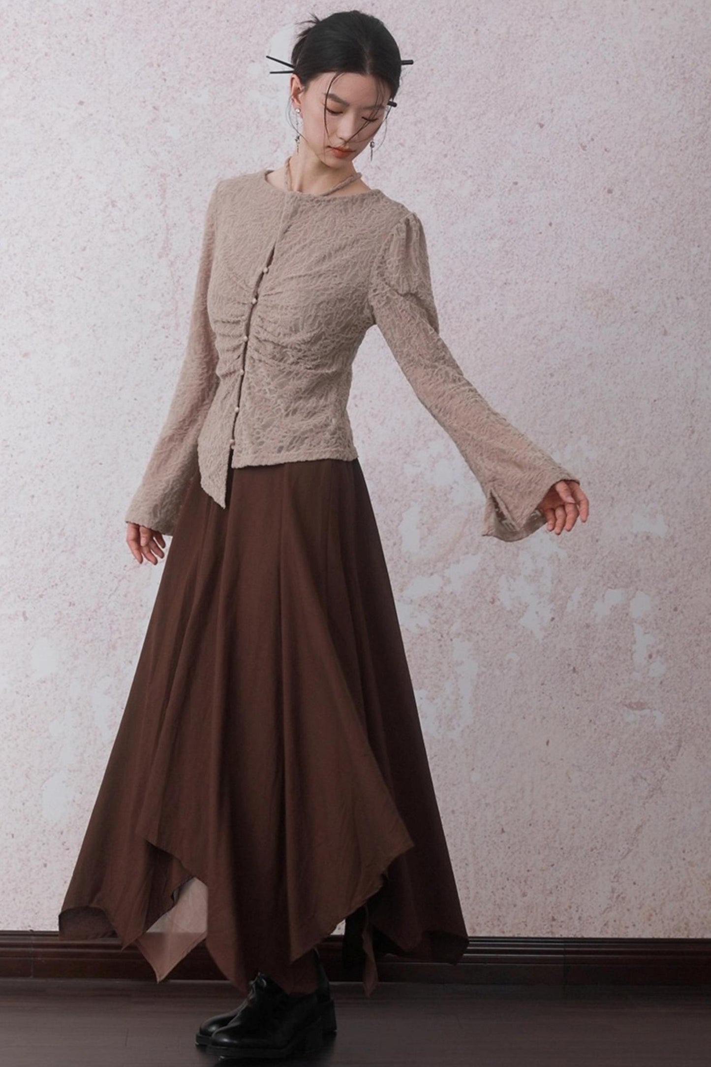 Strap Texture T-Shirt