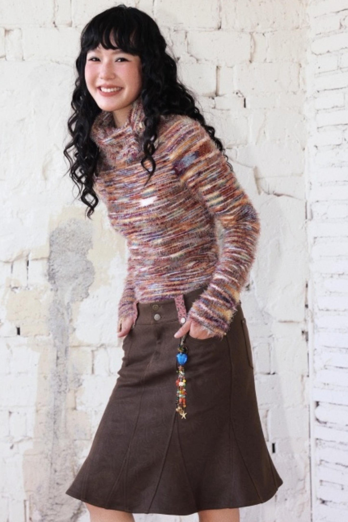 Toffee Candy Off-Shoulder Top