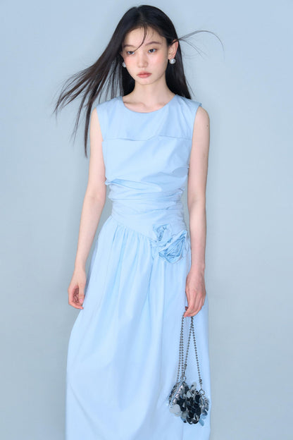 Pleated Waist Dress