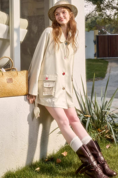 Button Collector Trench Coat