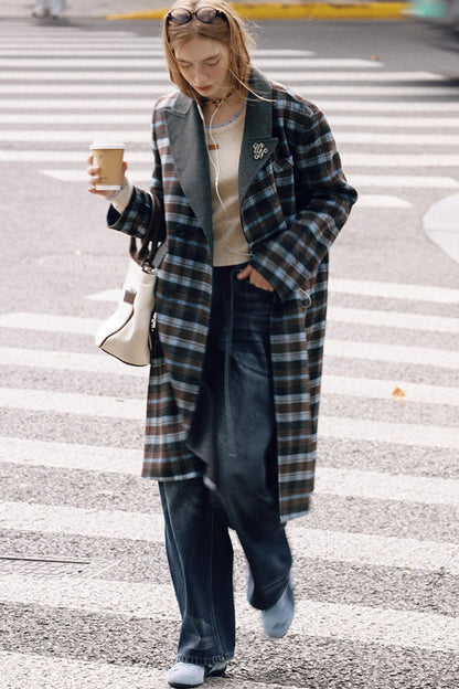 Uena Wool Blend Logo Top