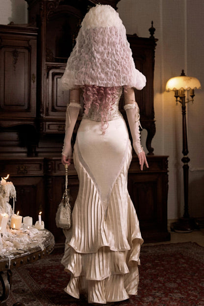 Rococo Satin Mermaid Skirt