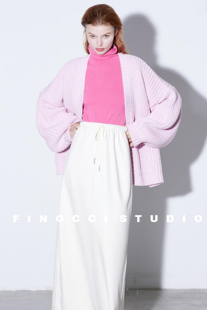 Sheep Wool Minimalist Skirt