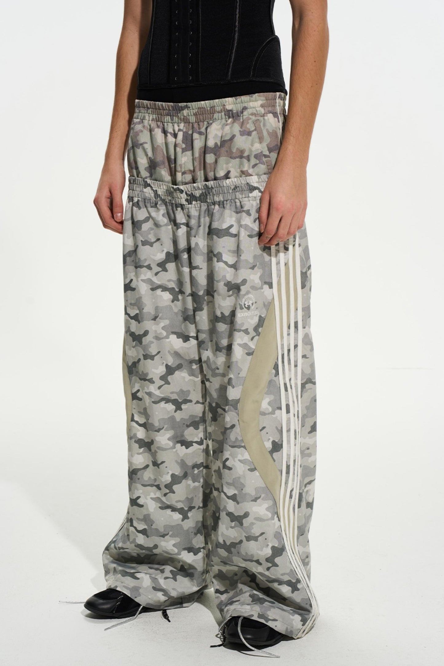 Double-Waist Camouflage Pants