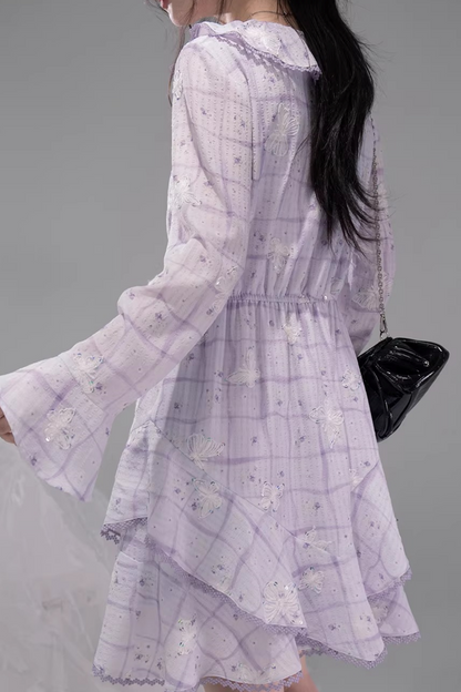 Layered Butterfly Wing Dress