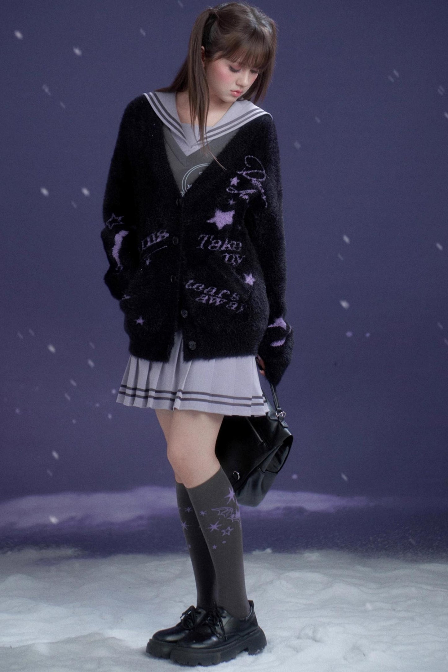 Cool Gray Graffiti Jk Socks