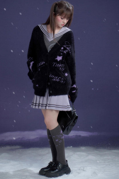 Cool Gray Graffiti Jk Socks