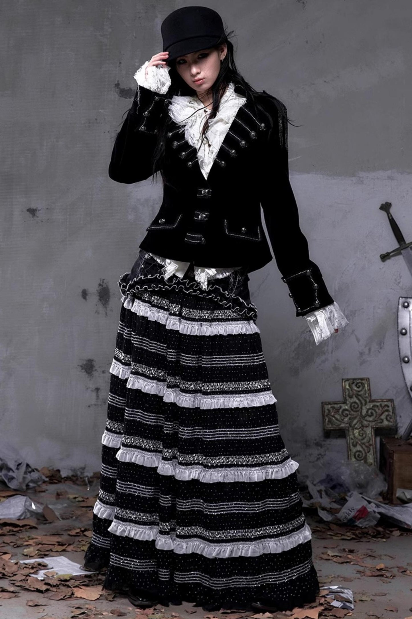 Rock Daughter Lace A-Line Skirt