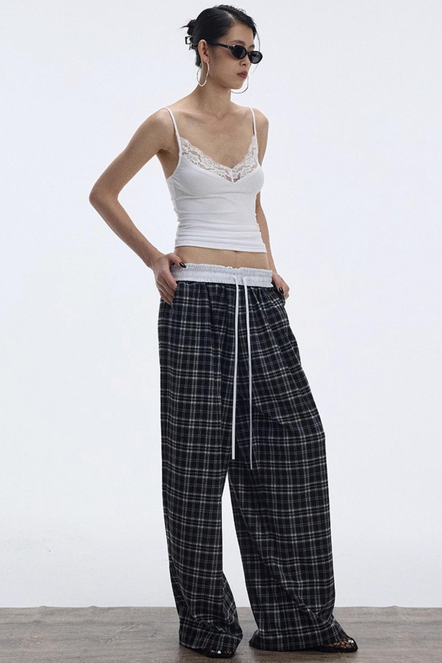 Soft Plaid Slacks