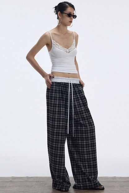 Soft Plaid Slacks