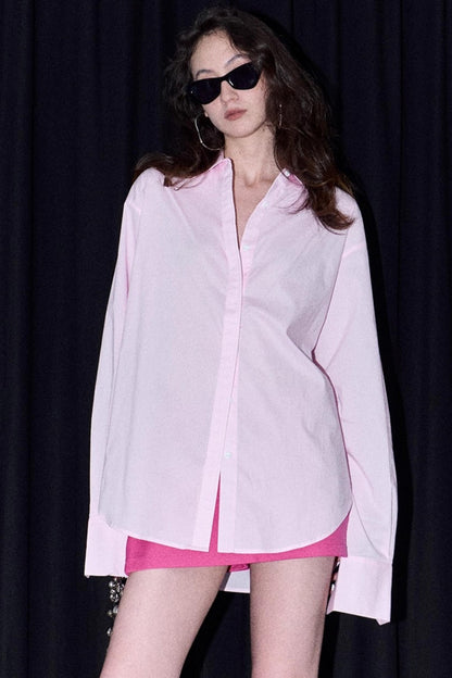 Love Buckle Casual Long-Sleeved Shirt