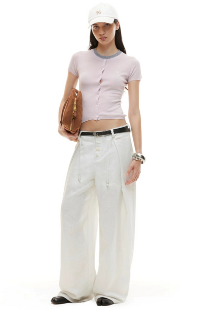 Sheep Wool Color-Block Top