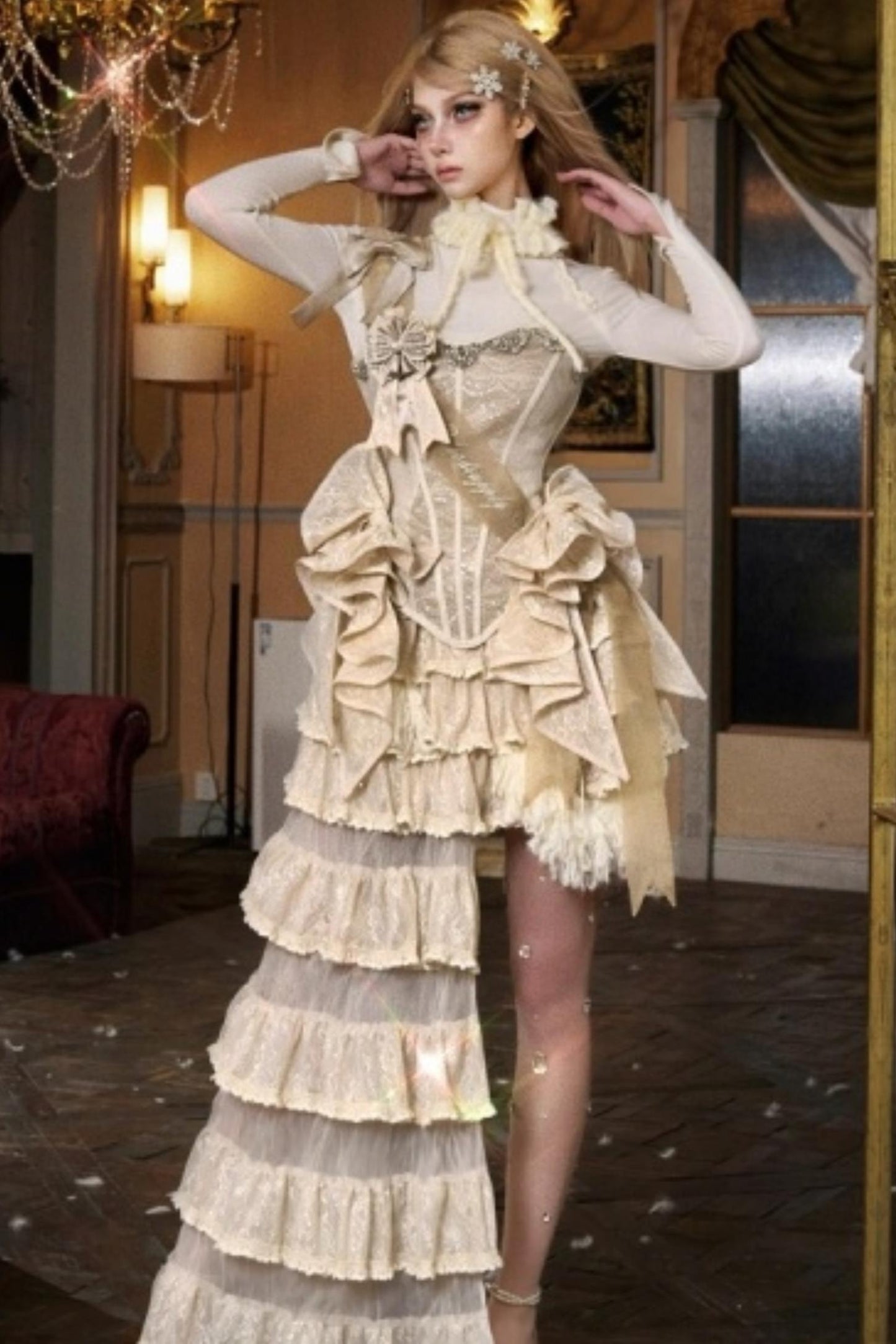 Slavic Sparkling Evening Corset Set-Up