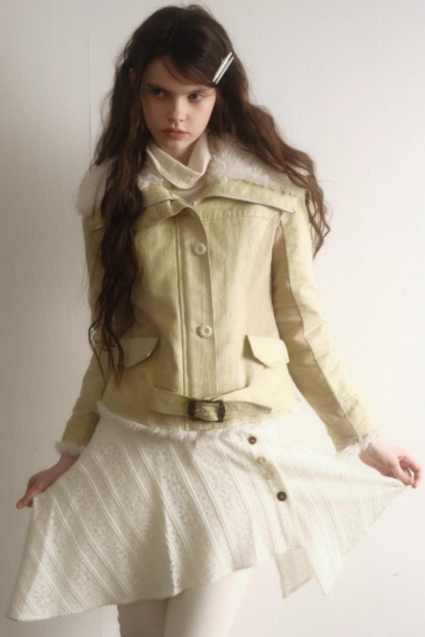 Artist-Original Lace Patchwork Pants