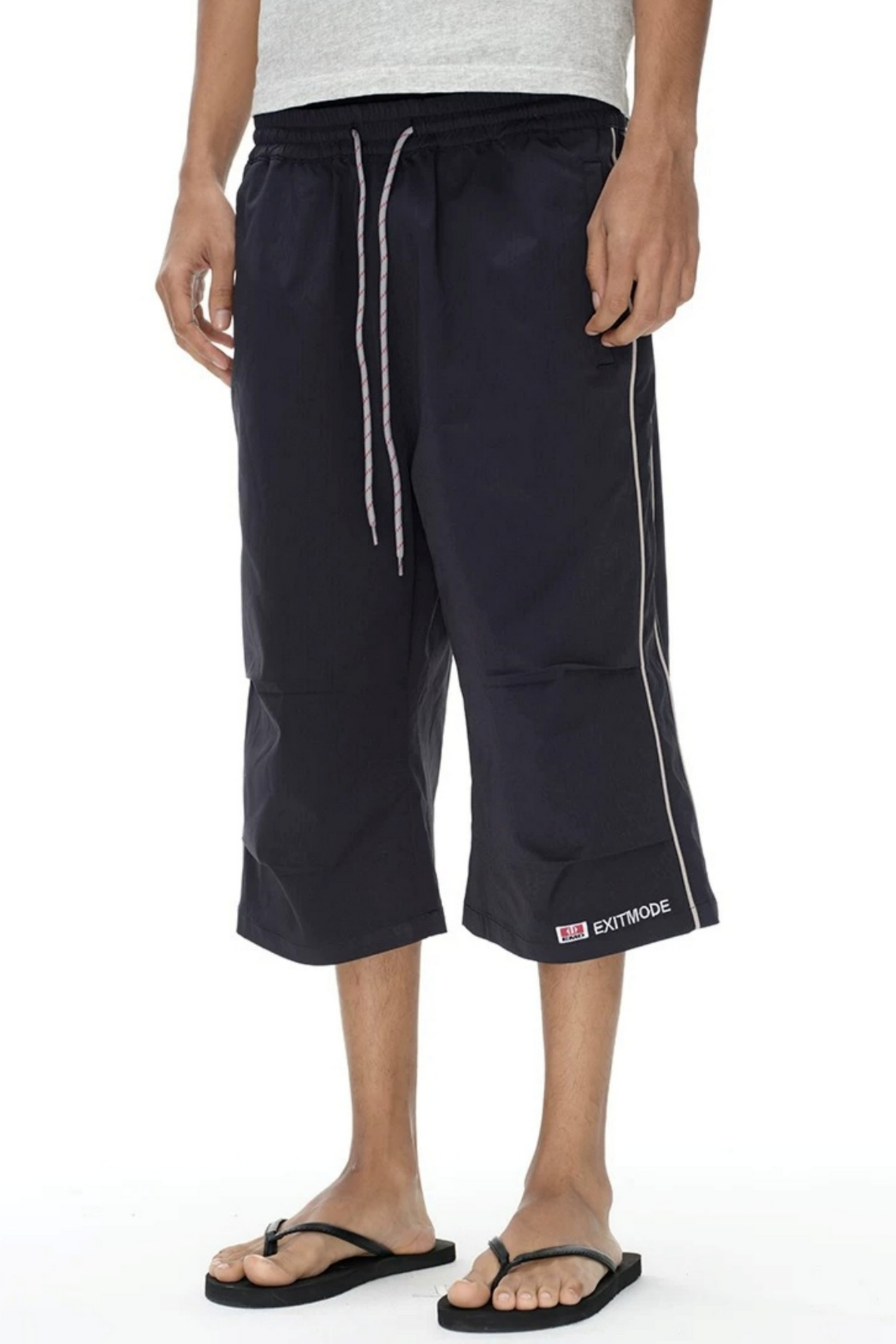 Retro Pleated Cargo Shorts