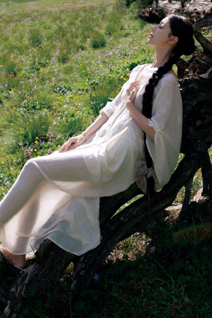 Cool Fairy Bat Sleeve Dress