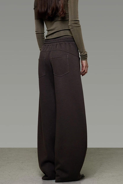 Smooth Drape Wide-Leg Pants