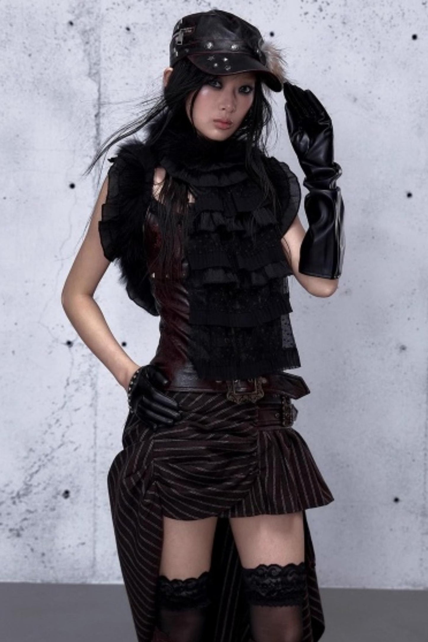 Romantic Lace Layered Scarf