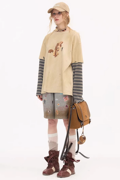 Blooming Soon Spliced Top