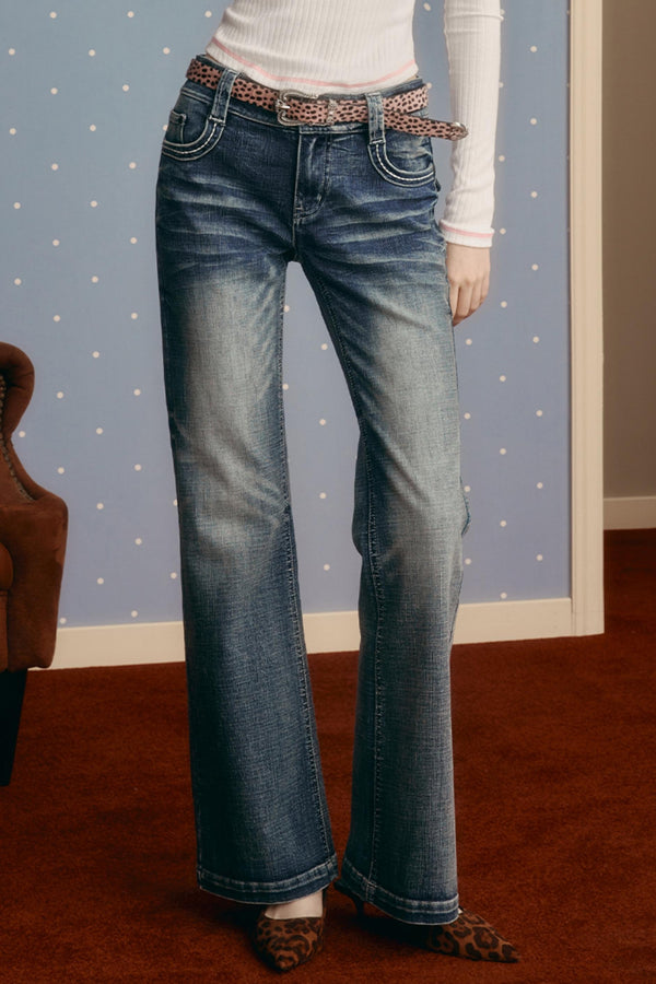 Winter Straight-Leg Jeans