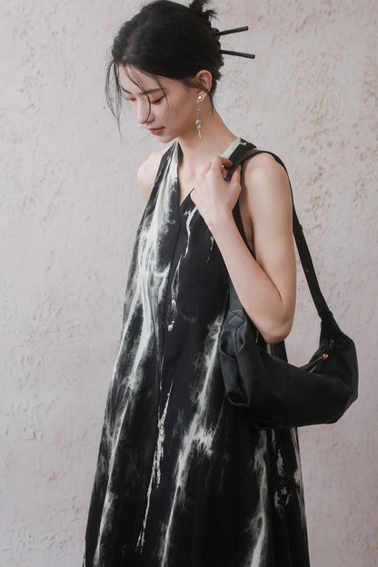 Twisted Flutter Tank Dress