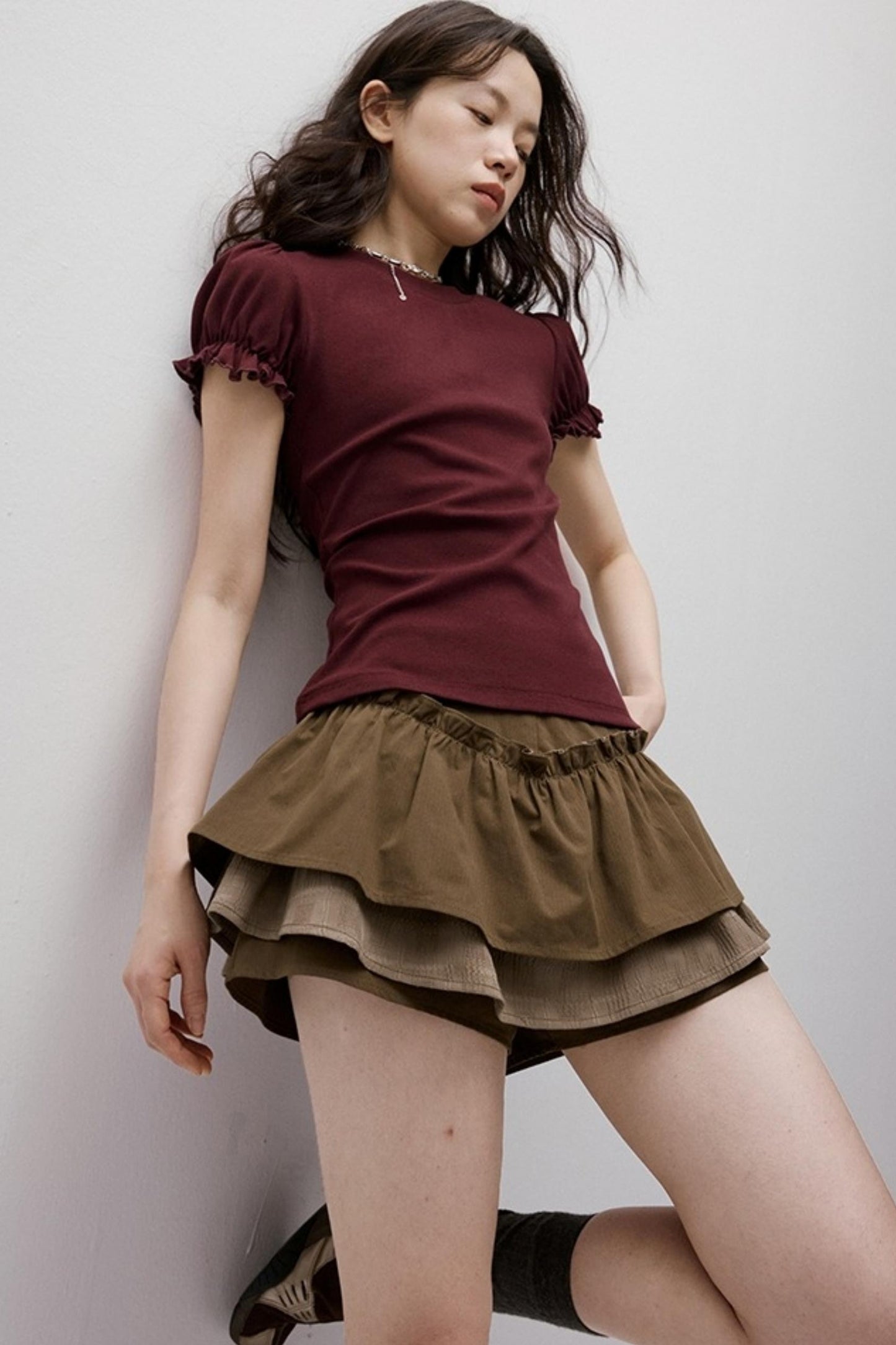 Cleanfit Puff Sleeve T-Shirt