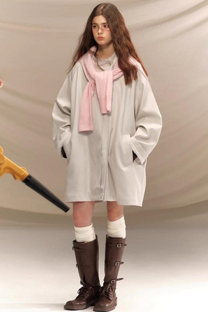 Amber Ginkgo Trench Coat