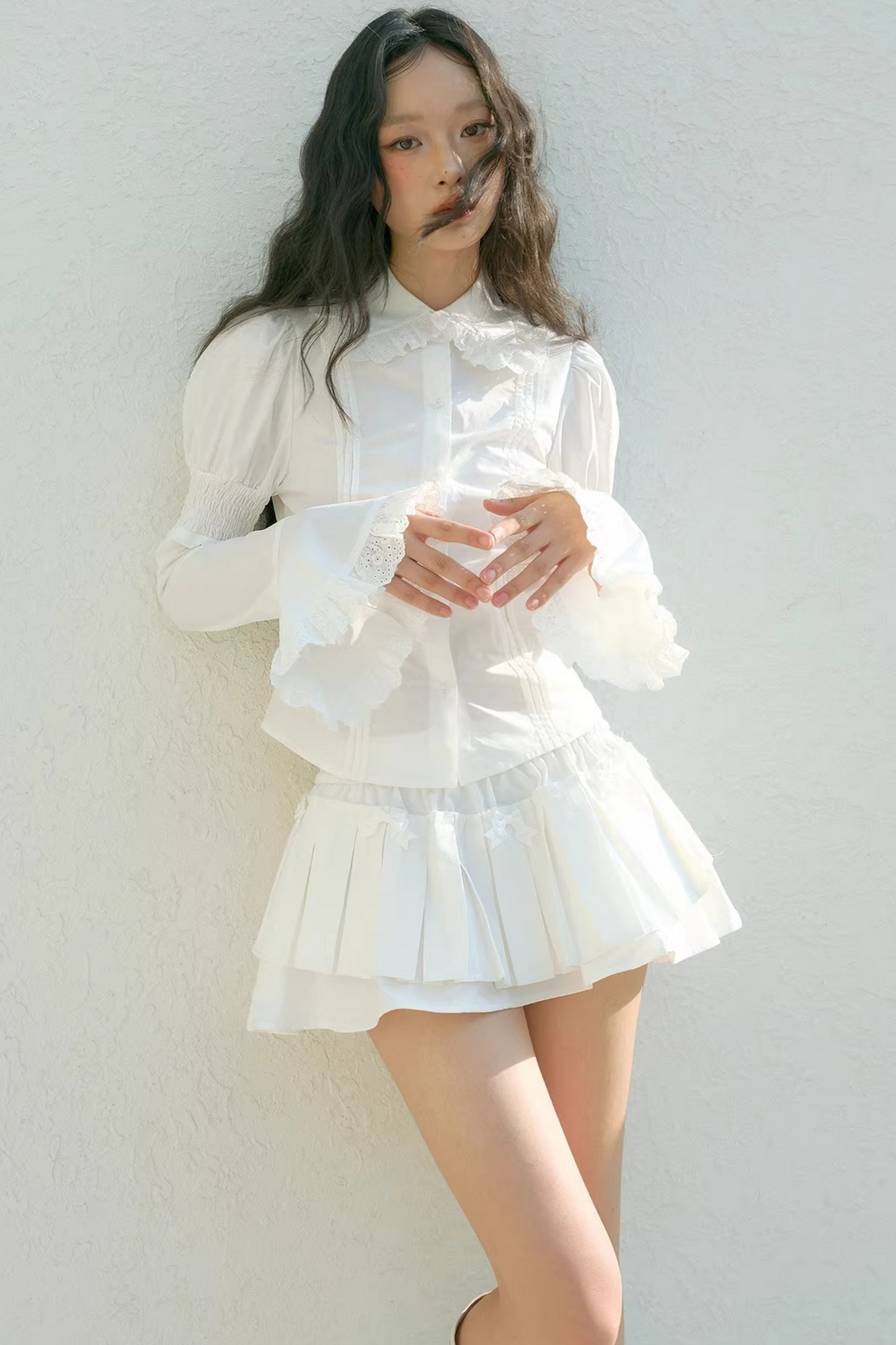 Lace Doll Collar Blouse