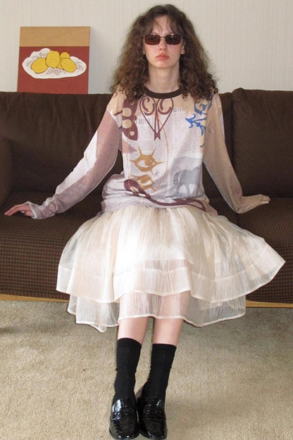 Moonlight Gauze Skirt