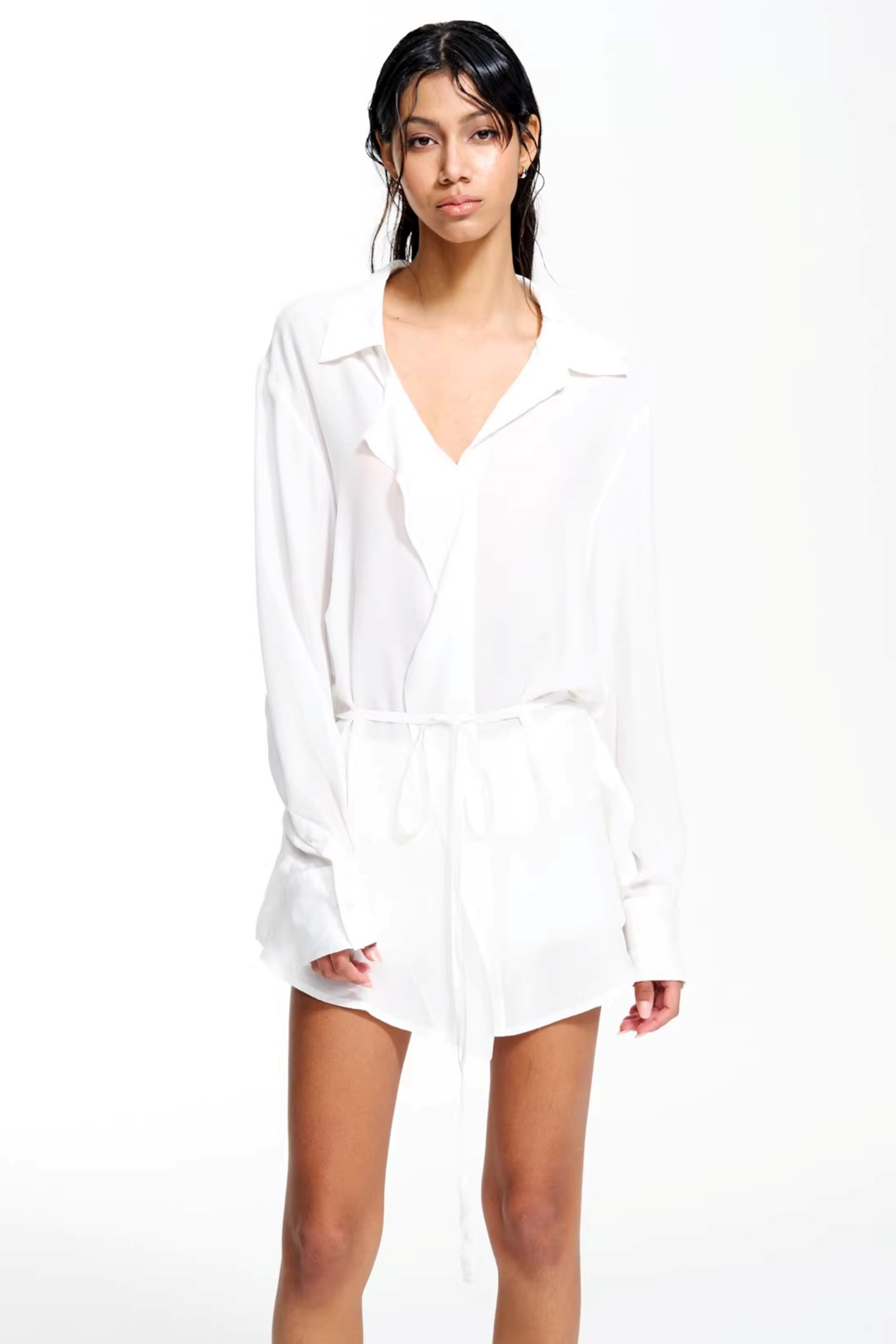 Heavy Sand-Washed Tencel Shirt