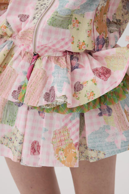 Pink Lace Cardigan Set-Up