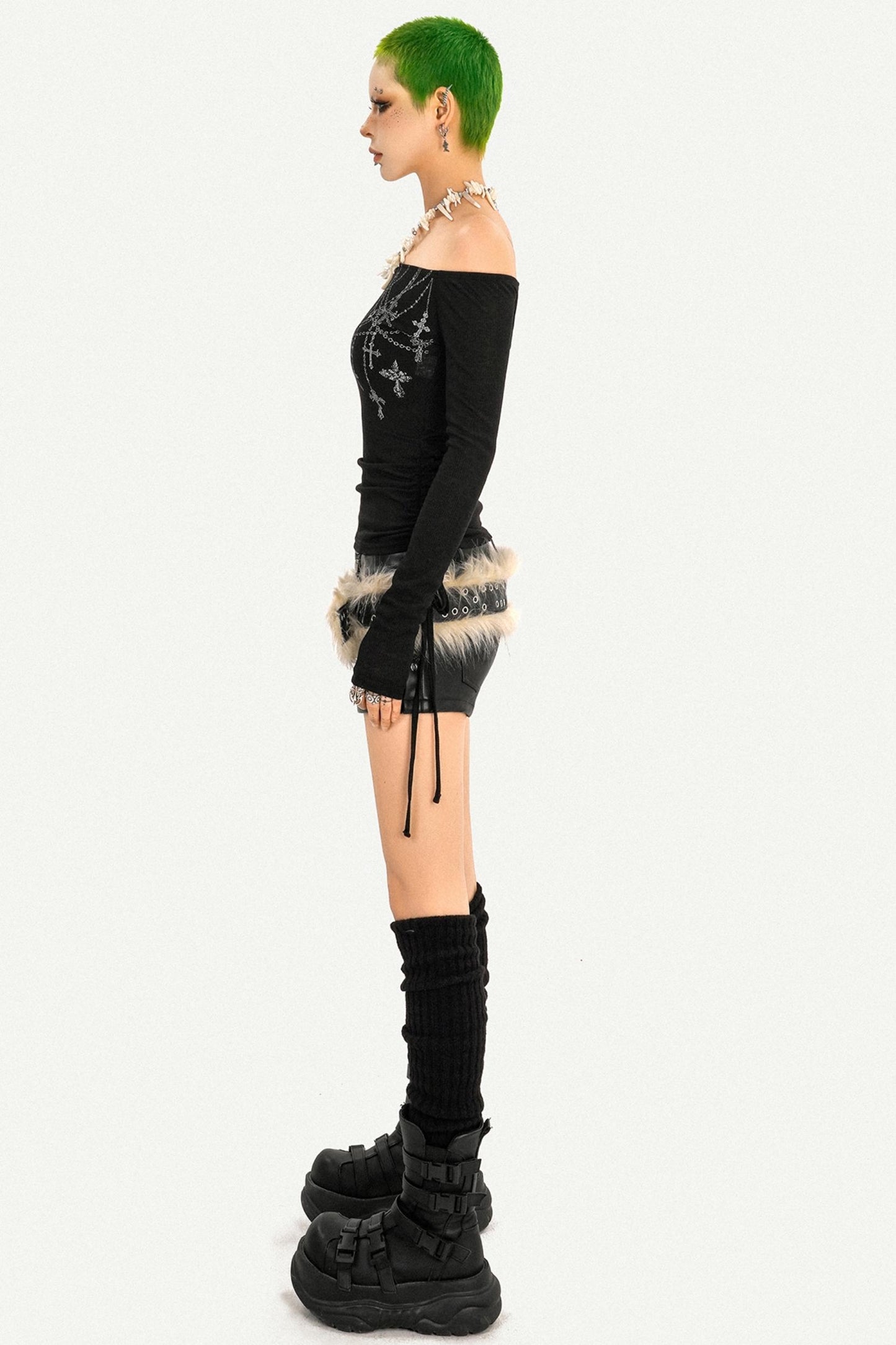 Autumn Drawstring Slimming Top