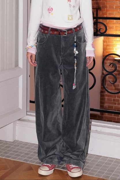 Micro-Elastic Corduroy Pants