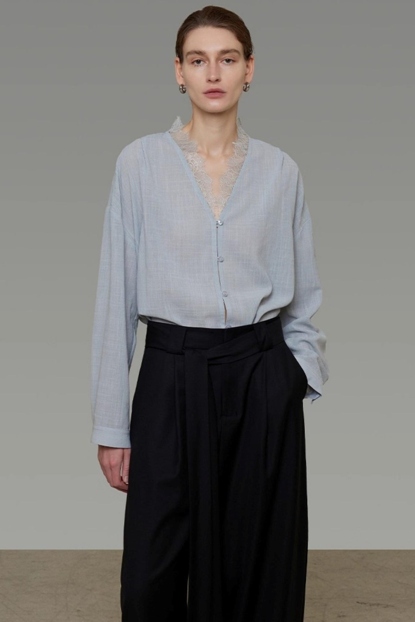 Autumn Lace V-Neck Top